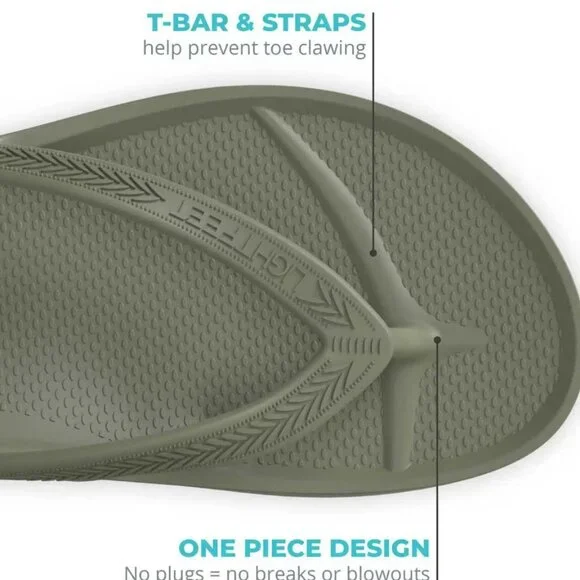 Lightfeet Arch Support Flip Flops New w/ Tags Navy Size EU 46-47 M 13 W 14 - Picture 10 of 15